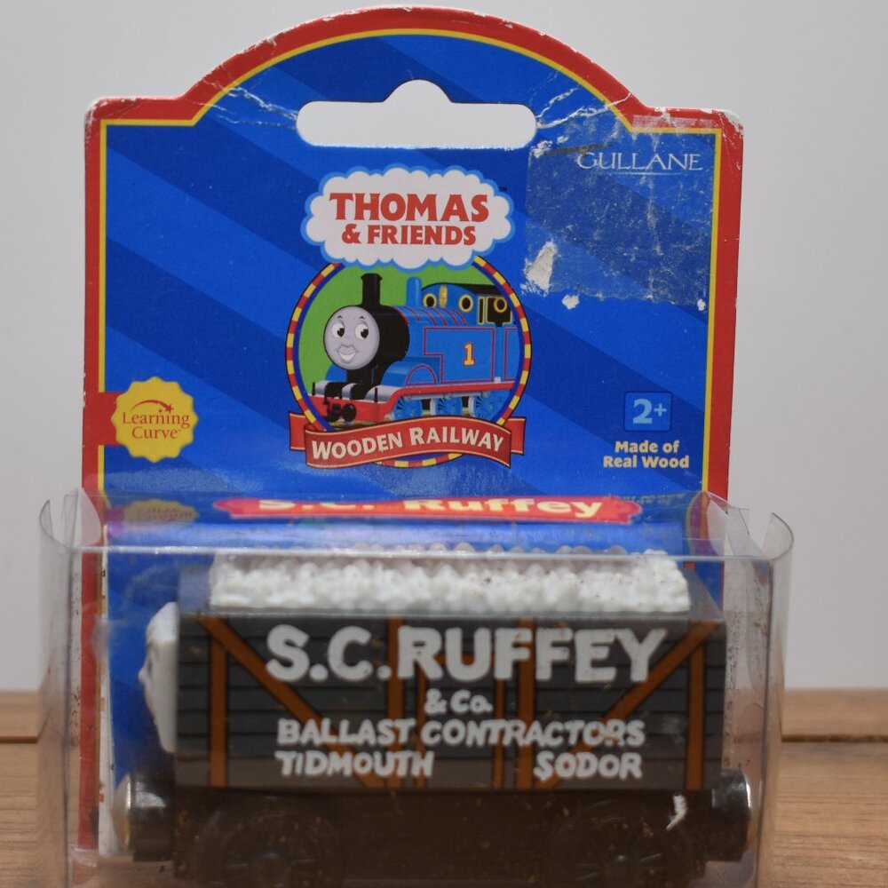 Vintage 2001 Learning Curve Thomas & Friends S.C. RUFFEY Ballast Contractors New